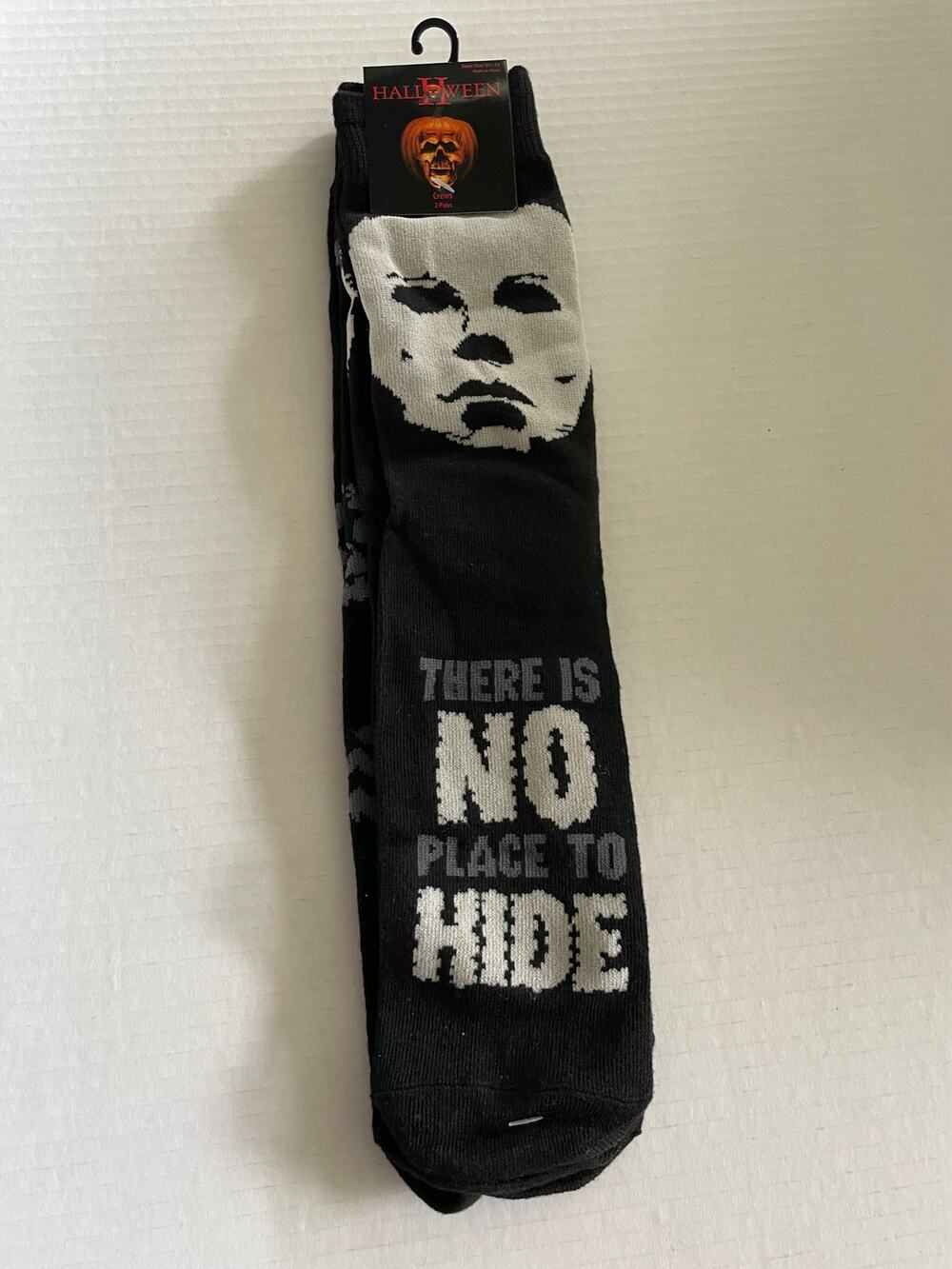 ONE PAIR HORROR MOVIE HALLOWEEN MICHAEL MYERS  HALLOWEEN SOCKS NEW
